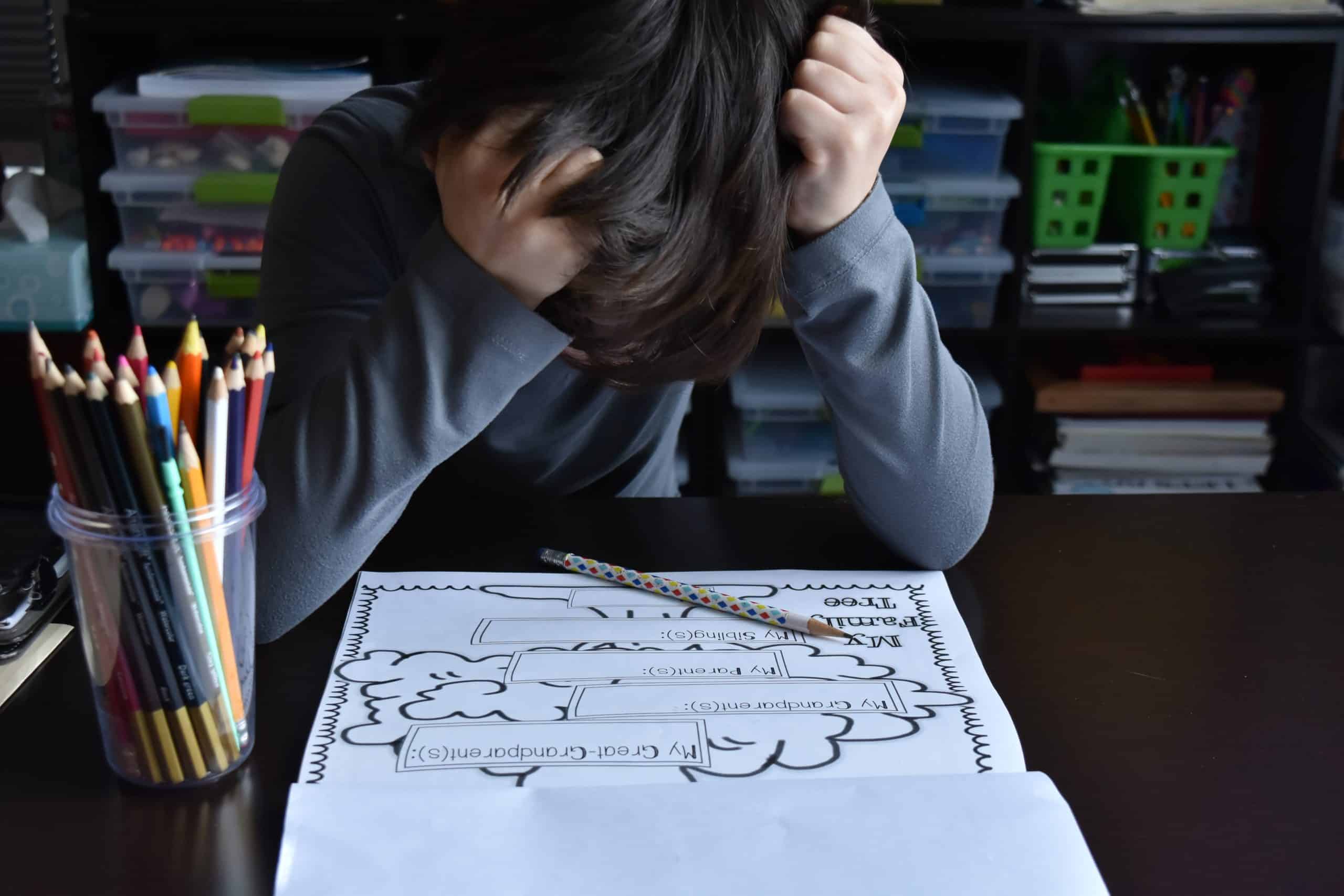 ADHD Homework Struggling