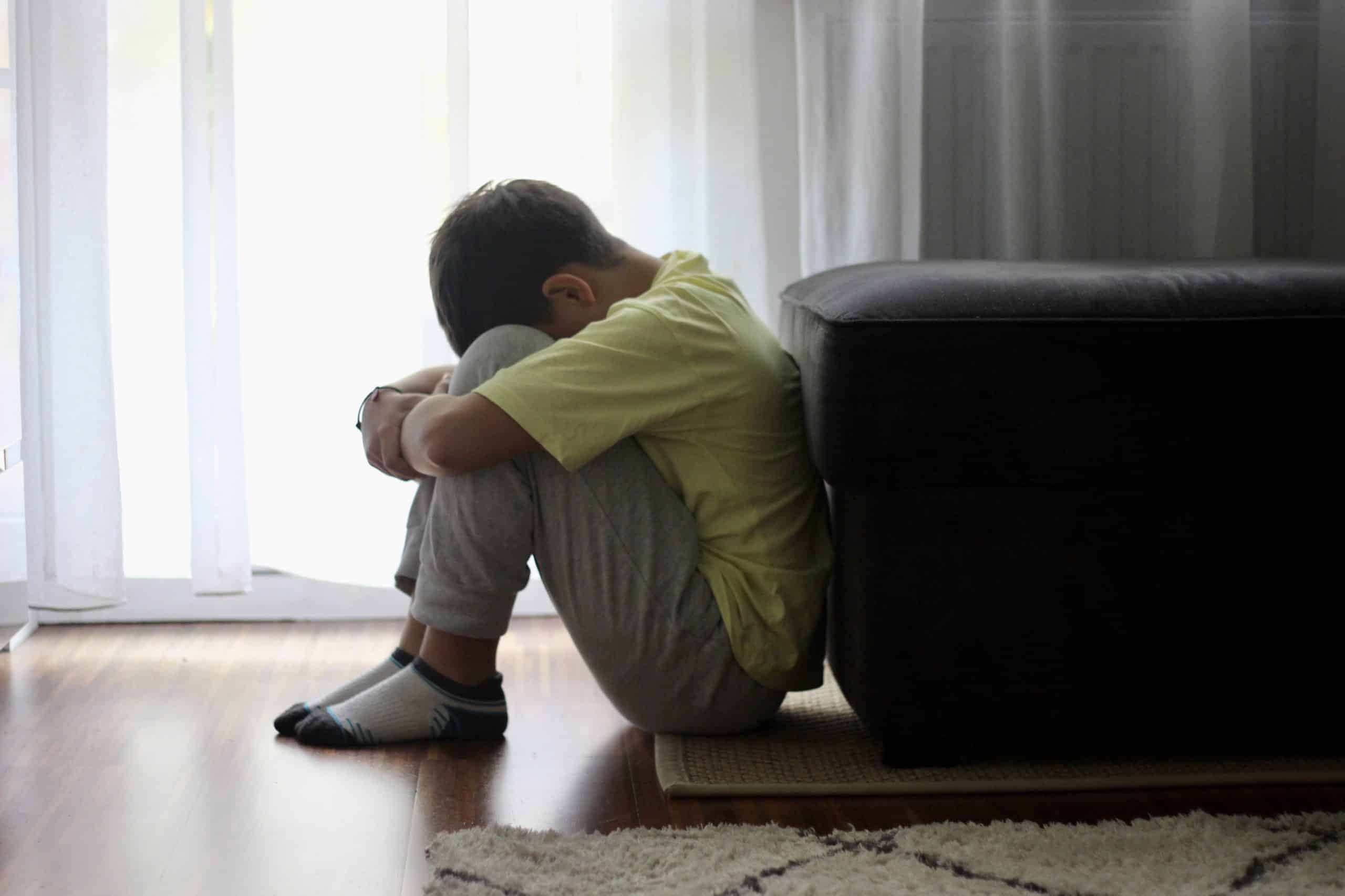 depressed boy